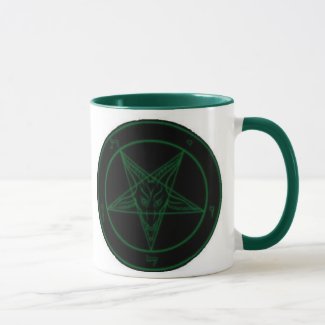 Baphomet In Green Mug