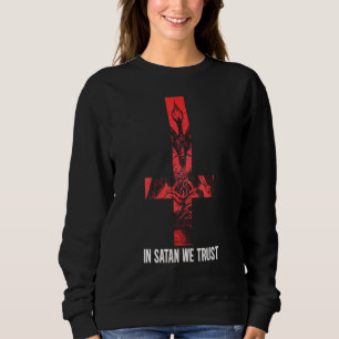 Baphomet Is My Spirit Animal Satan Black Cult Luci Sweatshirt