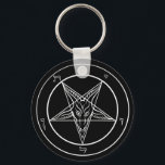 Baphomet Key Chain<br><div class="desc">The Sigil of Baphomet is the official symbol of the Church of Satan and is offered here via RabidCrow by special arrangement.</div>