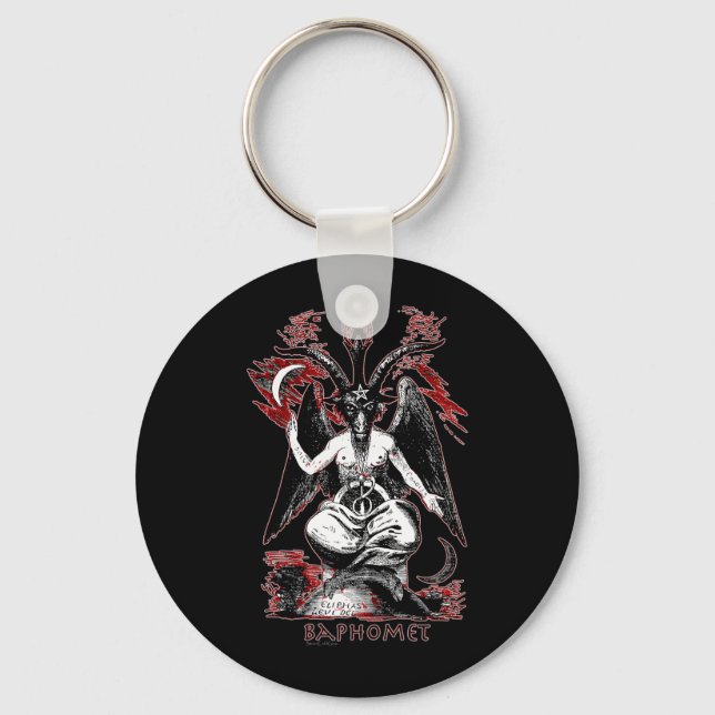 Baphomet Keychain (Front)