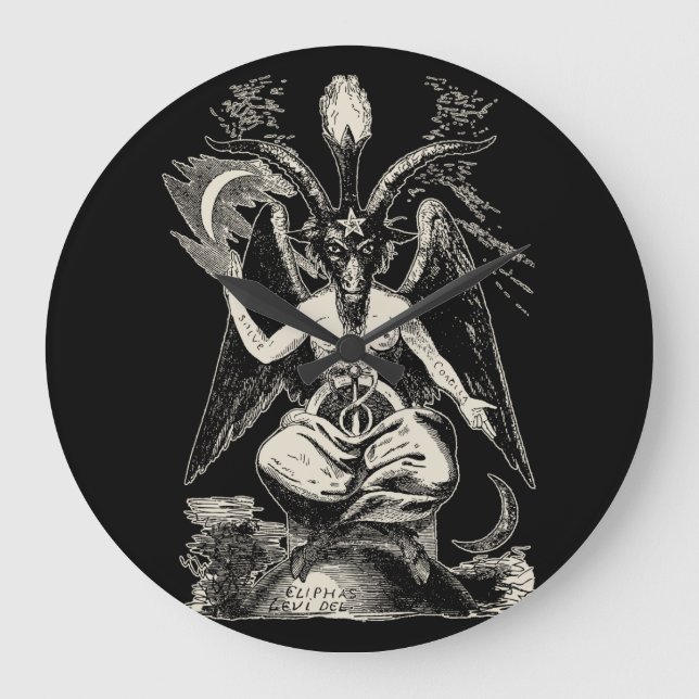 Baphomet Large Clock (Front)
