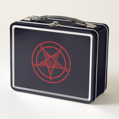 Baphomet Metal Lunch Box