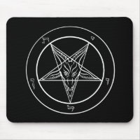 Baphomet Mouse Pad
