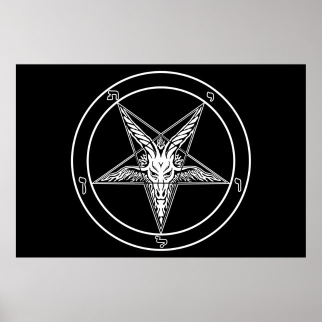 Baphomet Old Style HUGE Poster 40"x60" (Front)