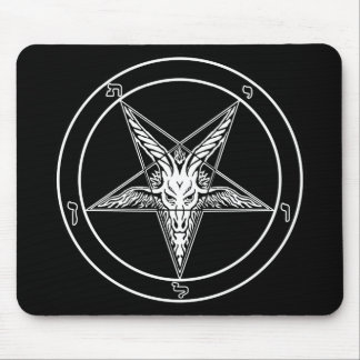 Baphomet Old Style Mouse Pad