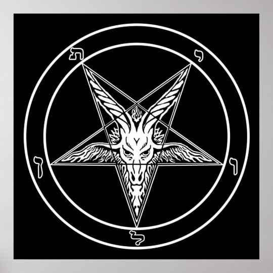 Baphomet Old Style Poster - 2-feet square