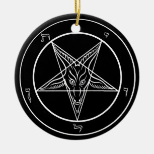 Baphomet Ornament, Ceramic Ceramic Ornament