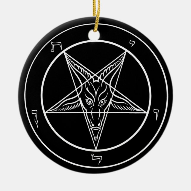 Baphomet Ornament, Ceramic Ornament (Front)