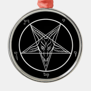 Baphomet Ornament, Deluxe Metal Ornament