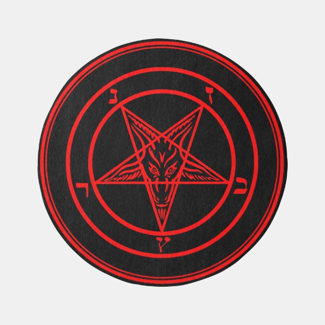 Baphomet Outdoor Rug (Front)