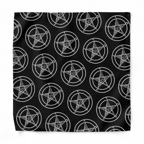 Baphomet Pentagram  Bandana