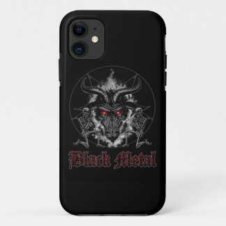 Baphomet Pentagram Black Metal iPhone 11 Case
