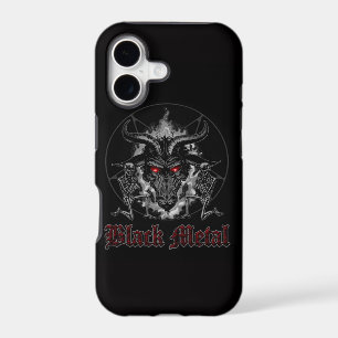 Baphomet Pentagram Black Metal iPhone 17 Case