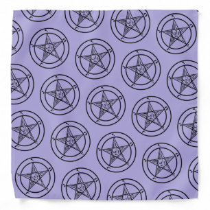 Baphomet Pentagram Pet Bandana