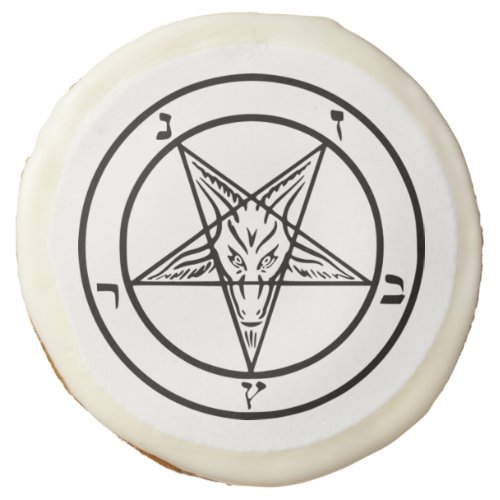 Baphomet Pentagram Satanic Cookie 