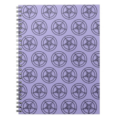 Baphomet Pentagram Satanic Notebook