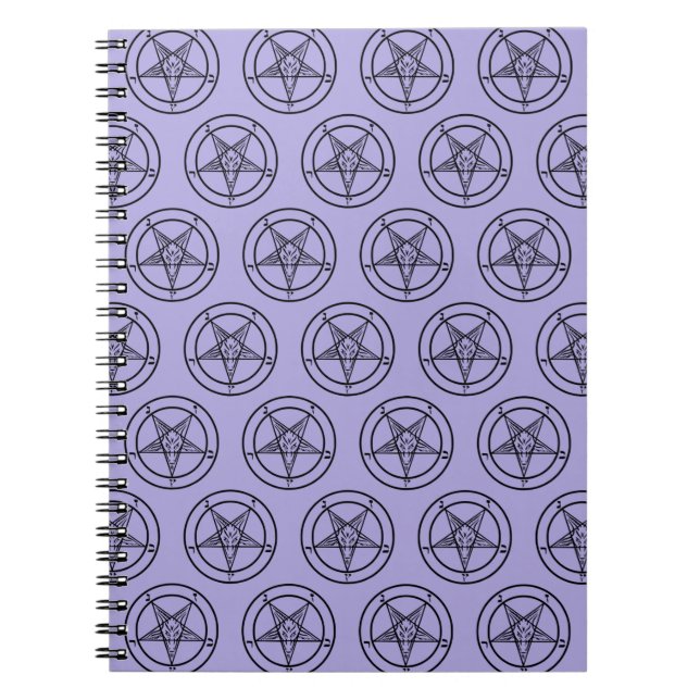 Baphomet Pentagram Satanic Notebook (Front)