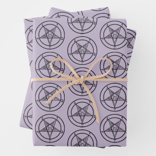 Baphomet Pentagram  Wrapping Paper Sheets