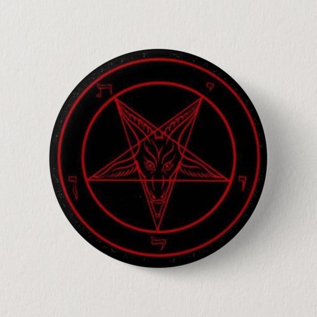 Baphomet Pinback Button (Front)