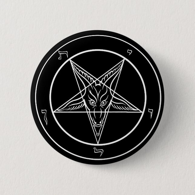 Baphomet Pinback Button (Front)