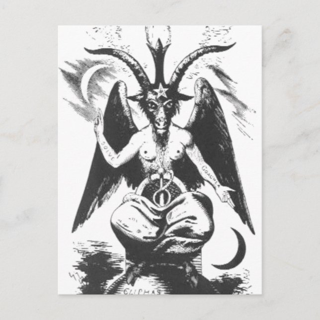 Baphomet Postcard (Front)