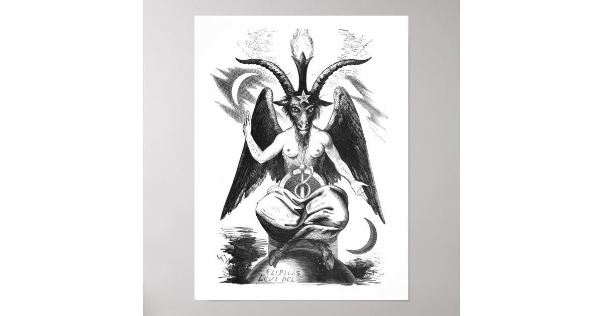 The Devil Baphomet Tarot Card Blanket Gothic Halloween Satanic Decor (60 x  50)