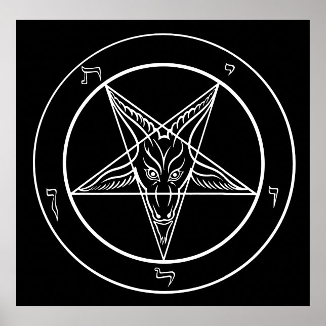 Baphomet Poster HUGE 40x40 (Front)