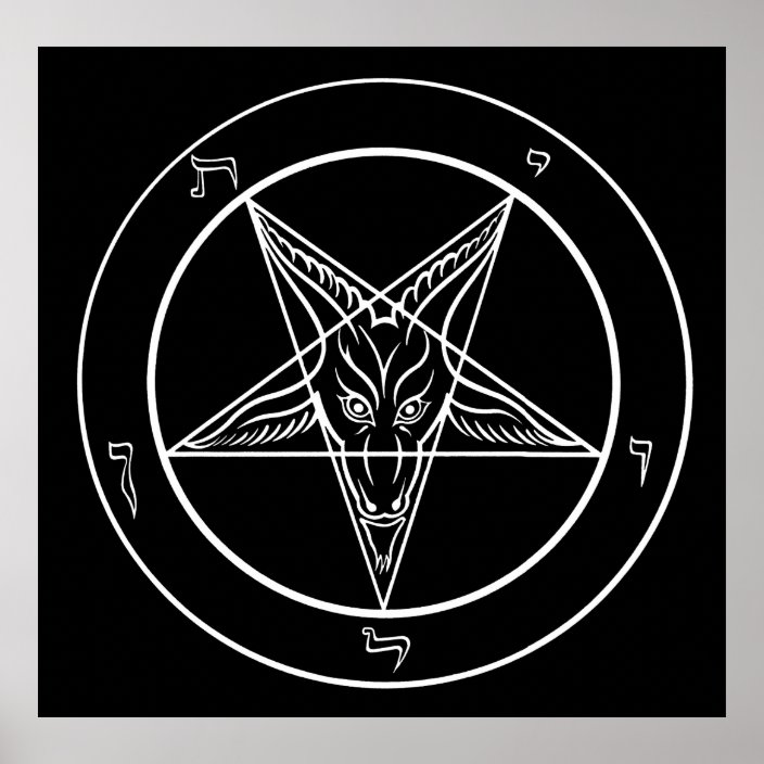 Baphomet Poster HUGE 40x40 | Zazzle.com