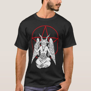 Baphomet Praying Demon Satanic Lucifer Beelzebub T-Shirt