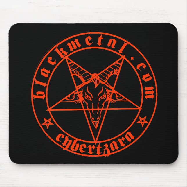 Baphomet Red Mousepad (Front)