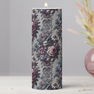 Baphomet’s Bouquet – Gothic Sanctum in Tapestry Pillar Candle