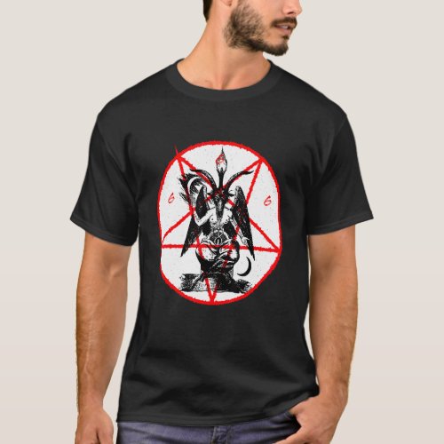 Baphomet Satan Lucifer Belzebu T_Shirt
