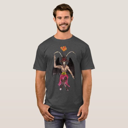 Baphomet Satanist watercolour Shirt