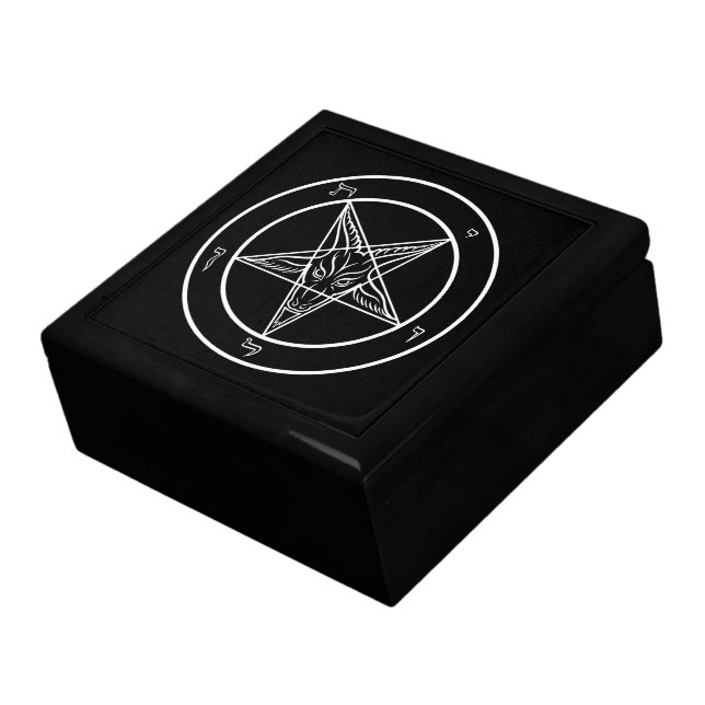 Baphomet Sigil CoS Altar storage/ Gift Box (Side)