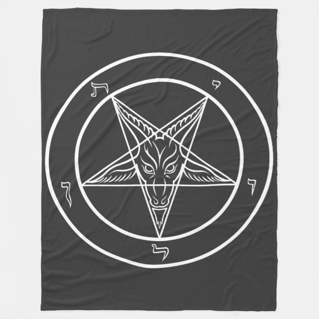 Baphomet Sigil CoS Fleece Blanket (Front)