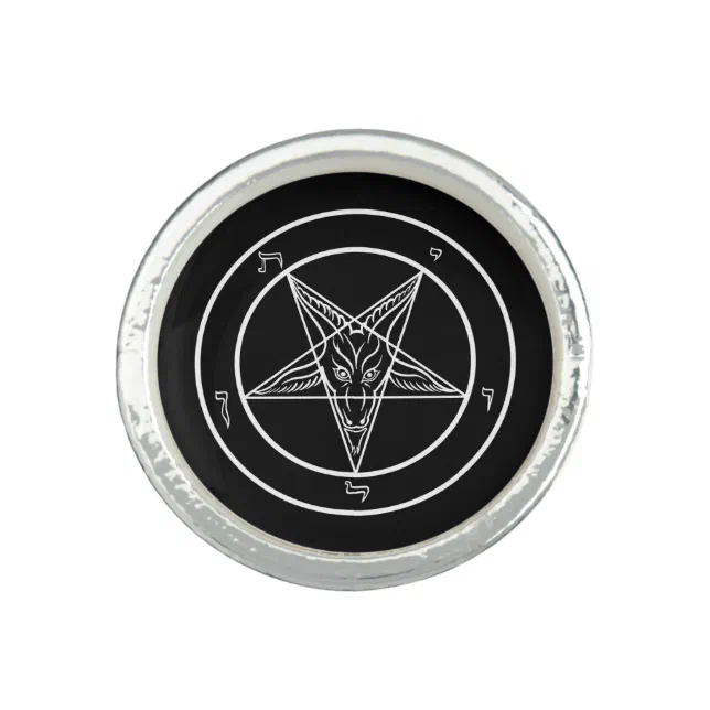 Baphomet Sigil Ring | Zazzle