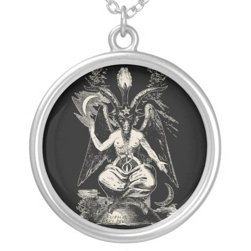 Baphomet Silver Plated Necklace