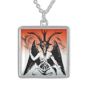 Baphomet Sterling Silver Necklace