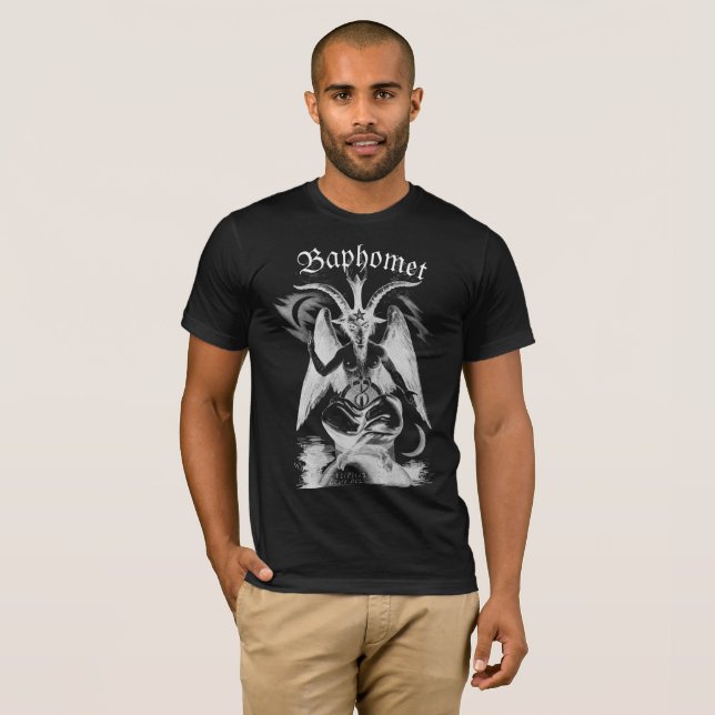 Baphomet T-Shirt in Black (Front Full)