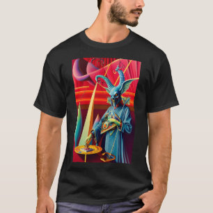 Baphomet Takes the Bait Fantasy T-Shirt
