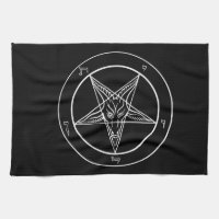 Baphomet Towel for Gym, Golf or Kitchen