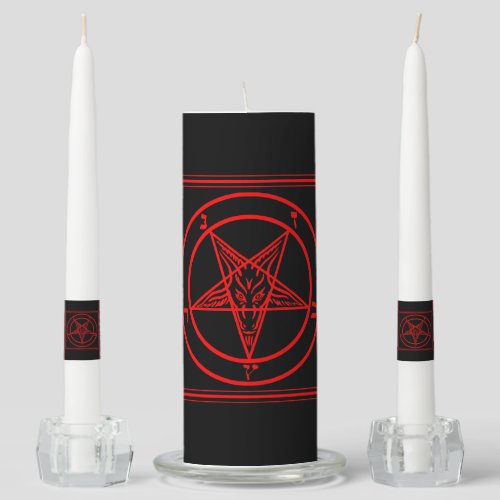 Baphomet Unity Candle Set