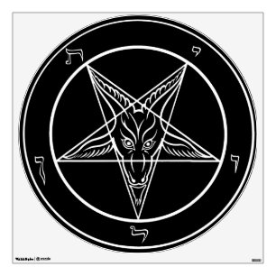 Baphomet Wall Decal 30" Movable