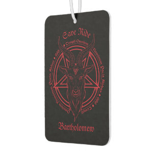Baphomet With Magic Seal Persoalized Air Freshener