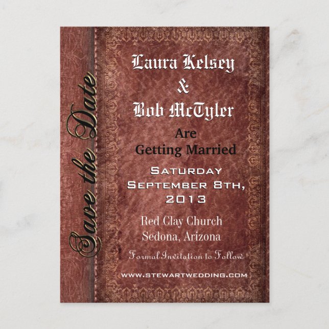 Baphrome Save the Date Postcards (Front)