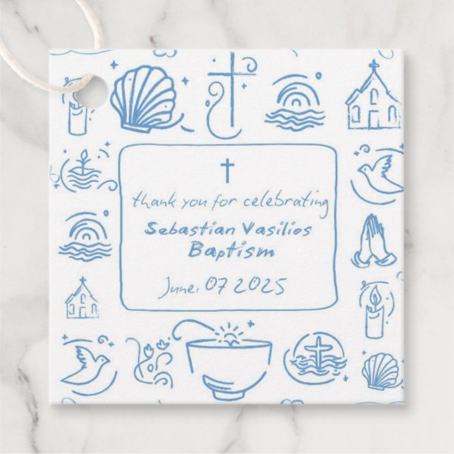 Bapstim Baby Bog Tag (Front)