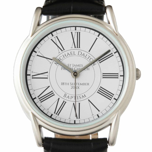 Baptism at Church Personalised Watch (Creator Uploaded)