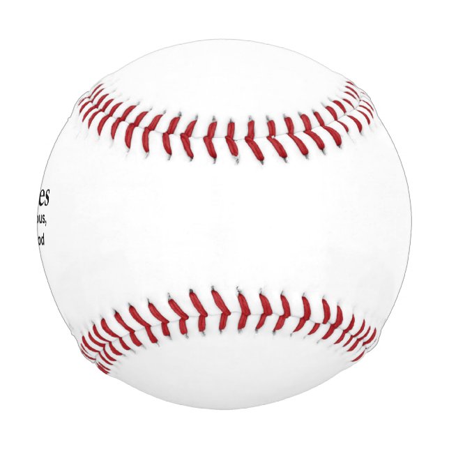 Baptism Baseball Gifts for Boys (Front)