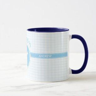 Baptism Blue Child of God, Customizable Mug