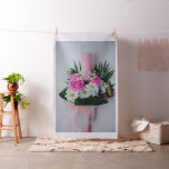 Baptism candle fabric